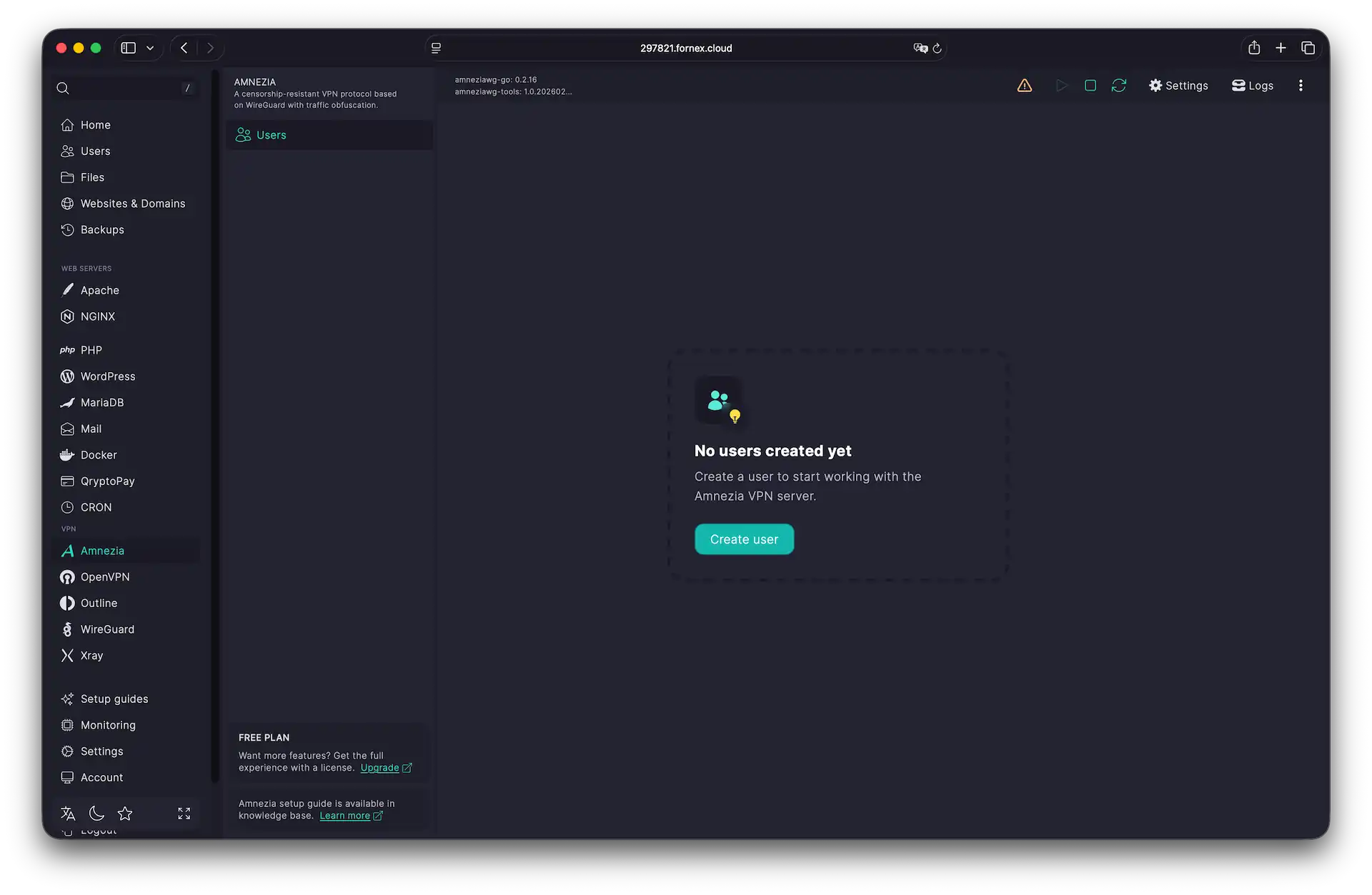 Amnezia Module Interface
