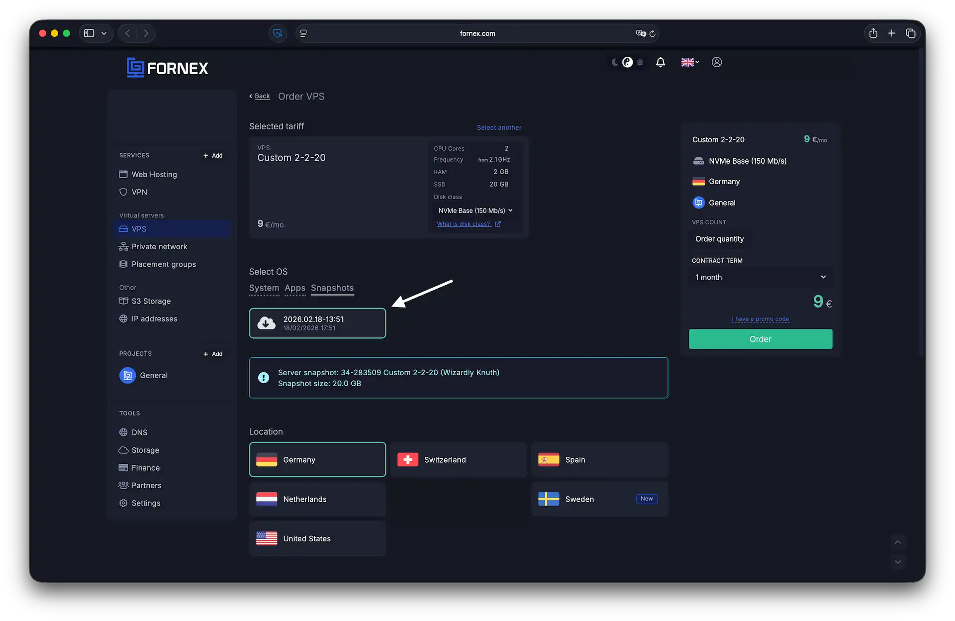 Clone configuration form