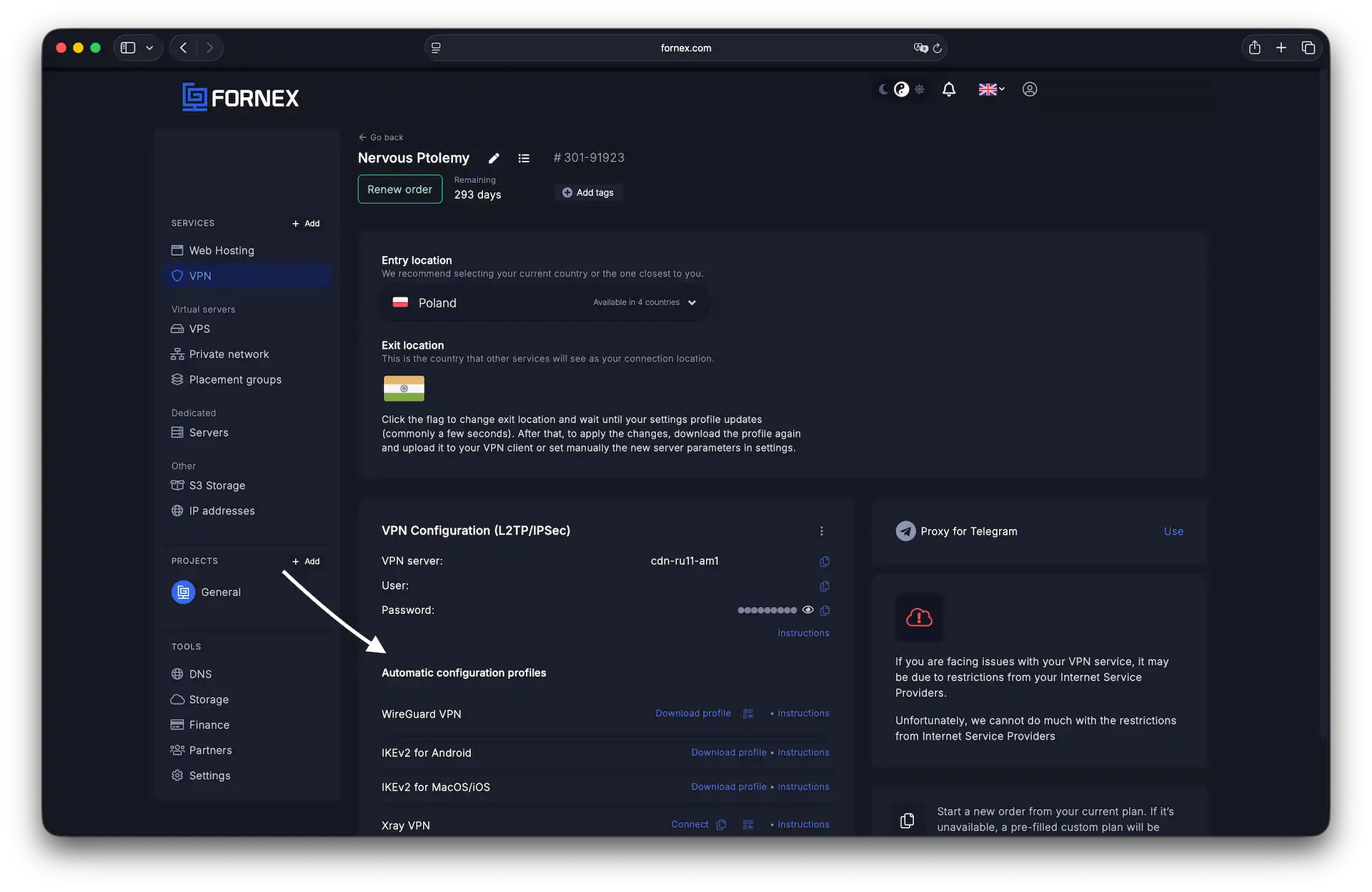 VPN Configuration Profiles